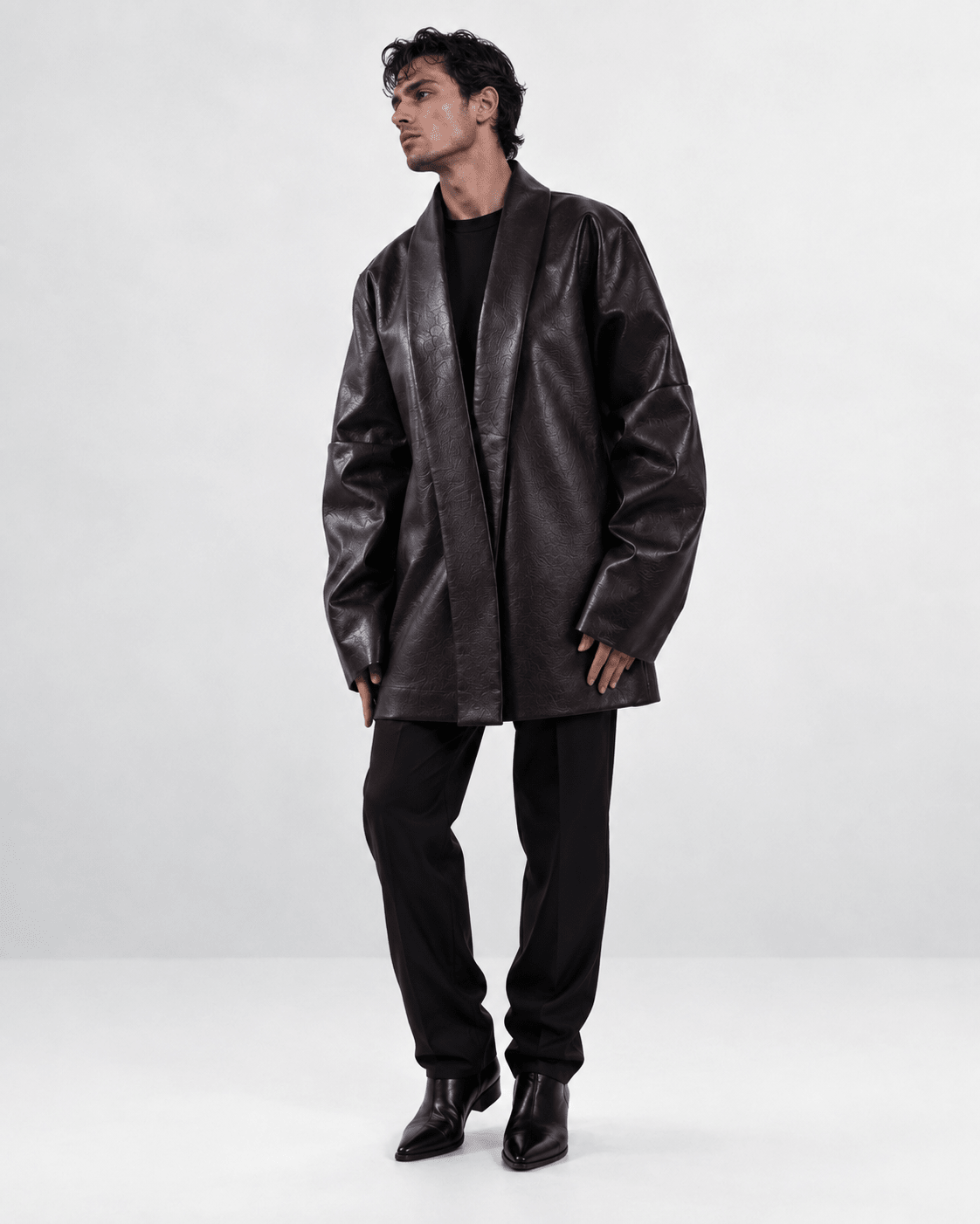 Reversible Unisex Leather & Jean Jacket - MVATIS
