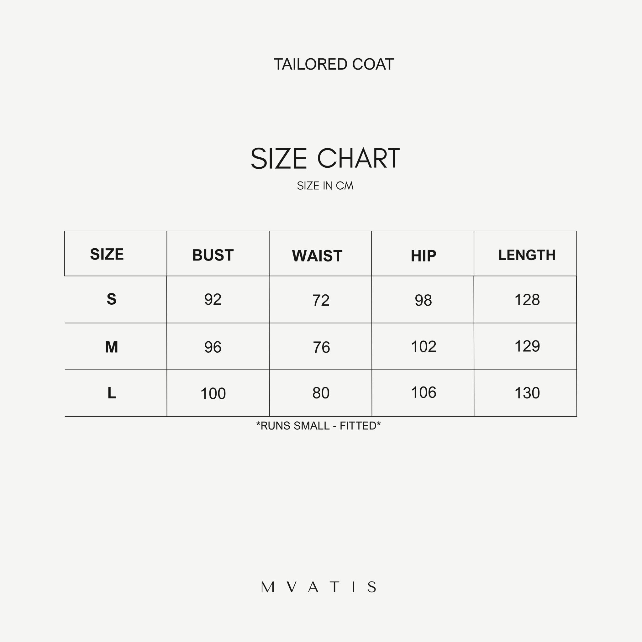 The MVATIS All In One Tailored Coat - MVATIS