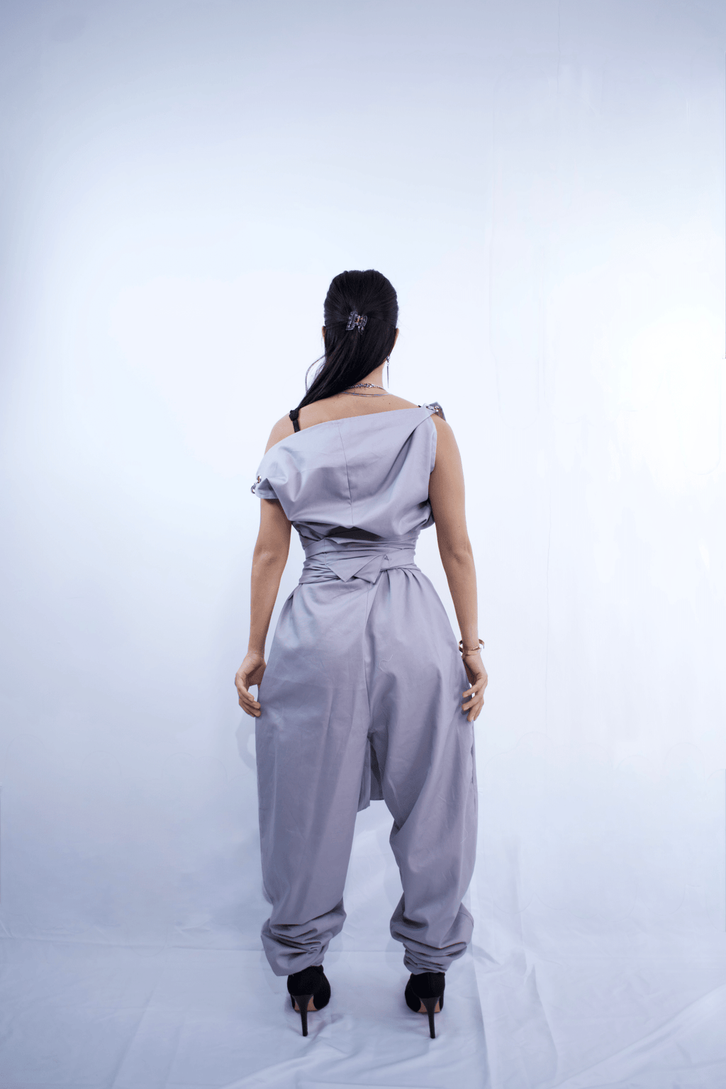 Switch Convertible Jumpsuit Grey - MVATIS