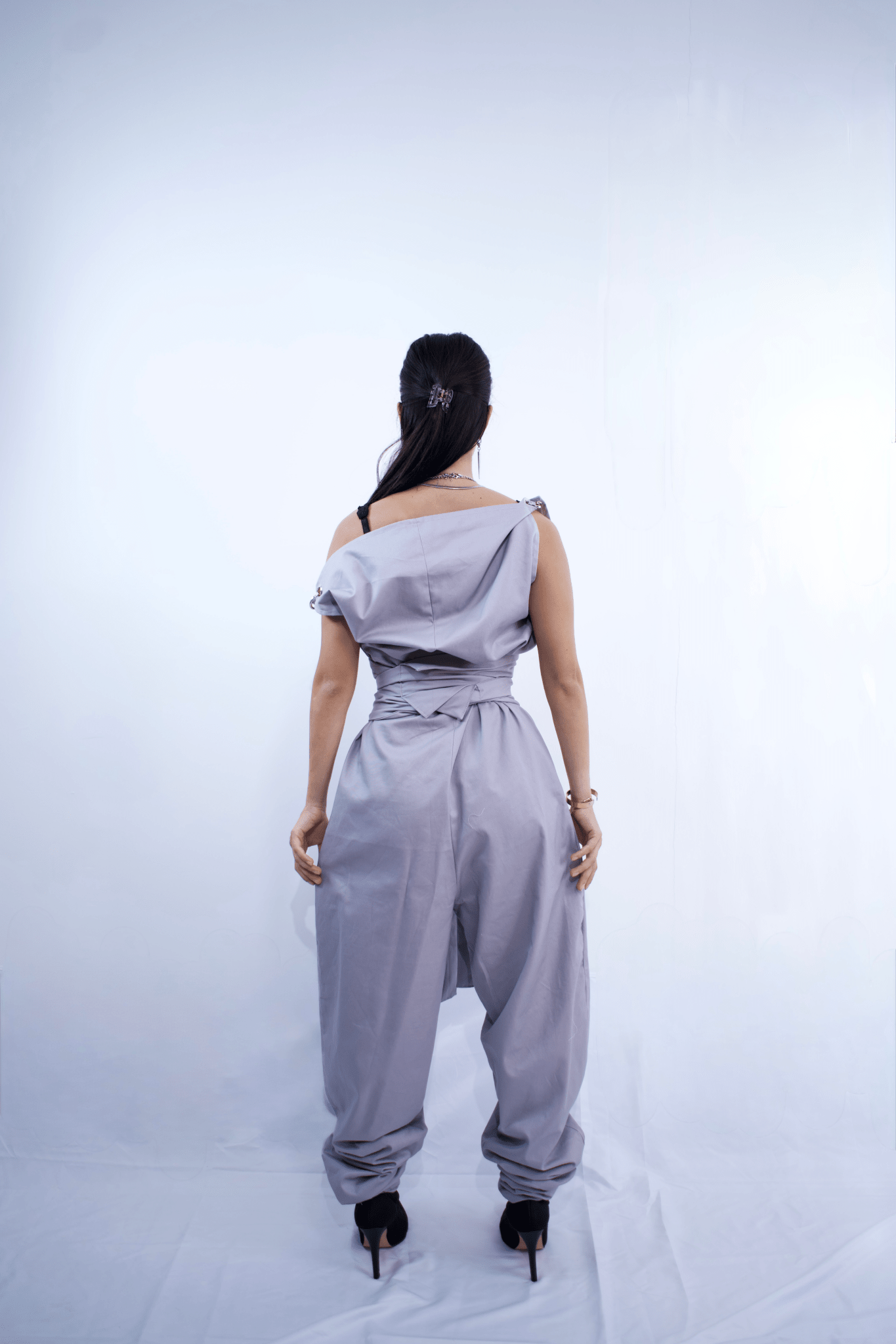 Switch Convertible Jumpsuit Grey - MVATIS