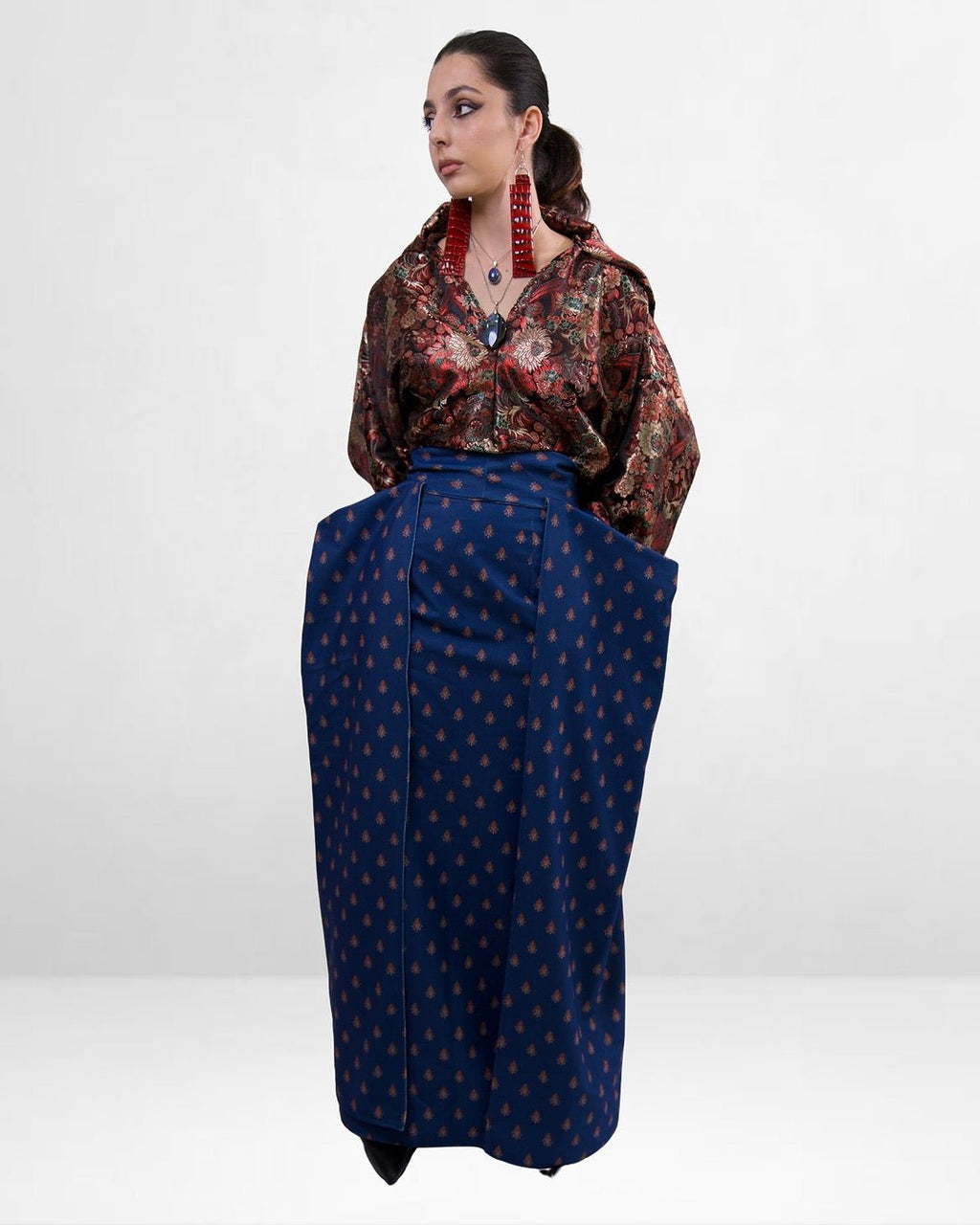 Eccentrica Maxi Velvet Skirt - MVATIS