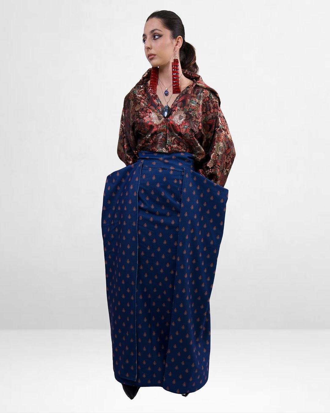 Eccentrica Maxi Velvet Skirt - MVATIS