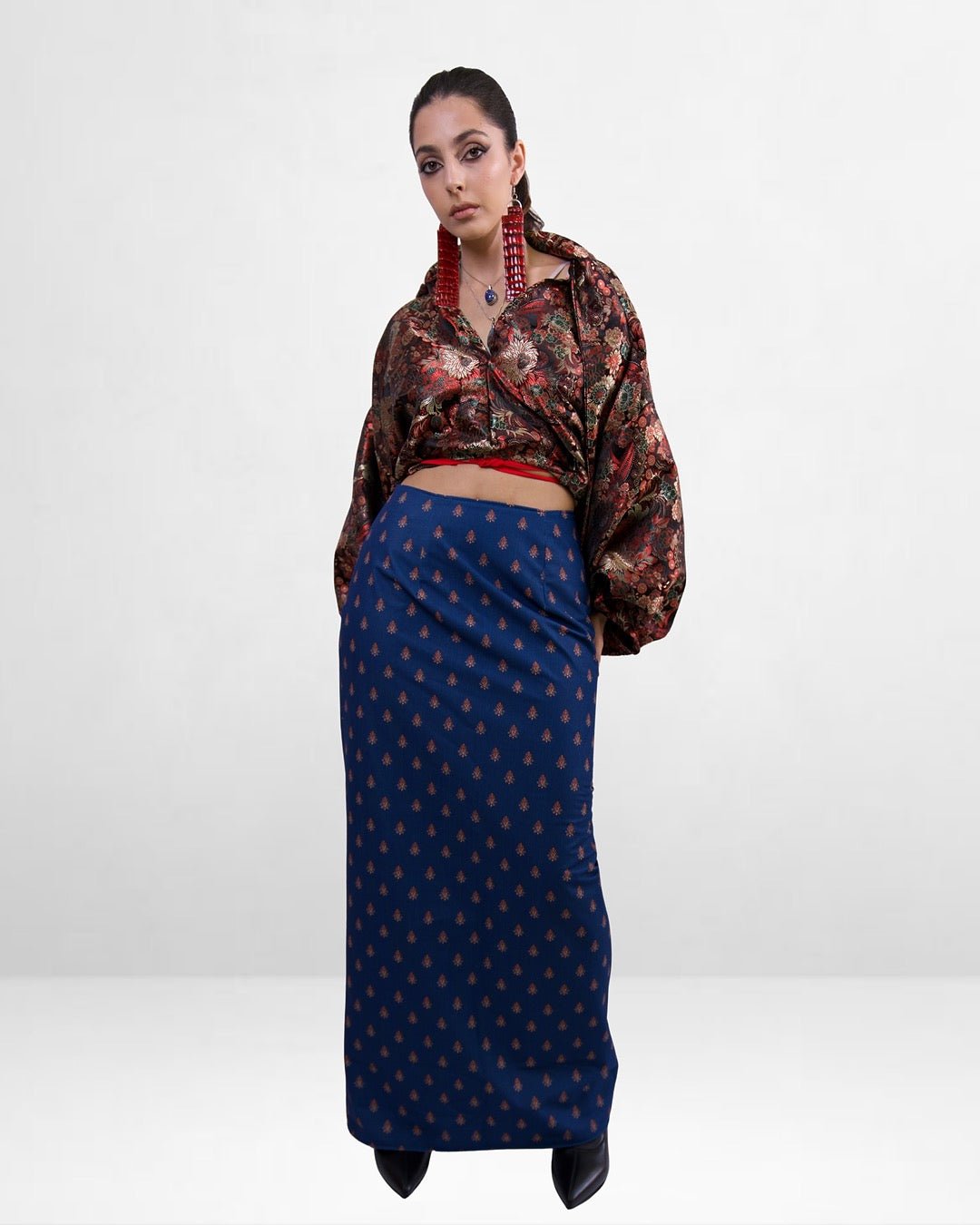 Eccentrica Maxi Velvet Skirt - MVATIS