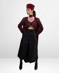 Fearless black Jacquard Bermuda - MVATIS