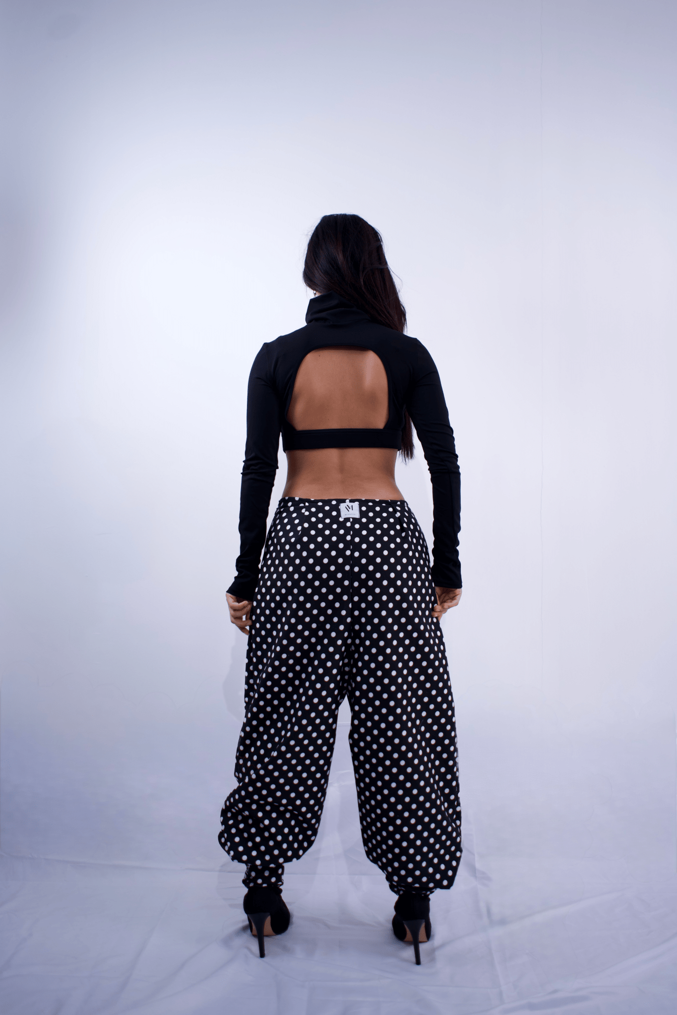 Cinched Power Trouser with Belt - MVATIS