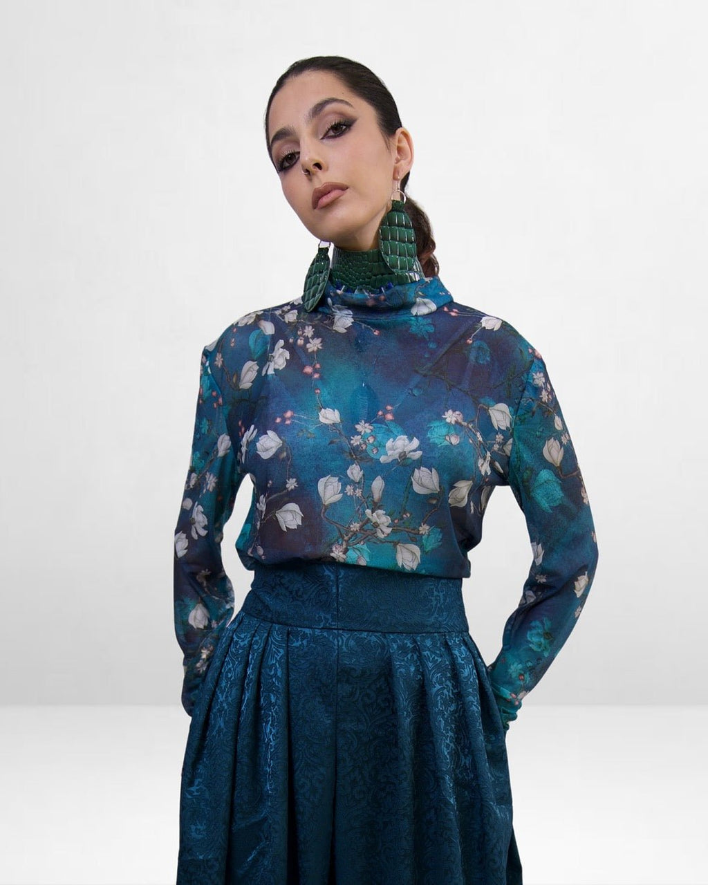 Wild Flower Mesh Top - MVATIS