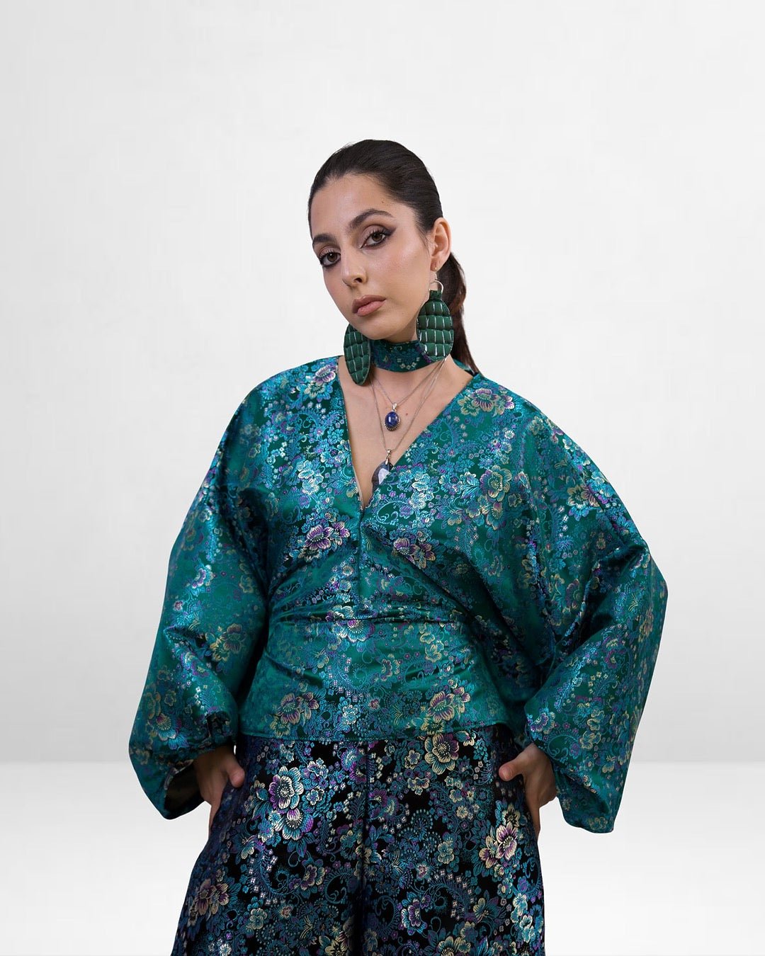 Fantasy Transformative Jacquard Jacket Top - MVATIS