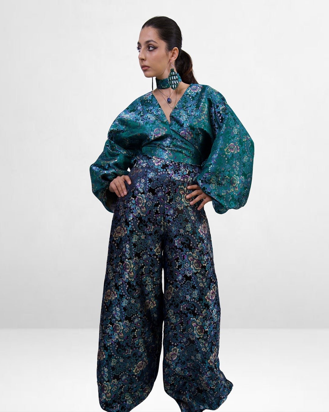 Fantasy Transformative Jacquard Pants - MVATIS