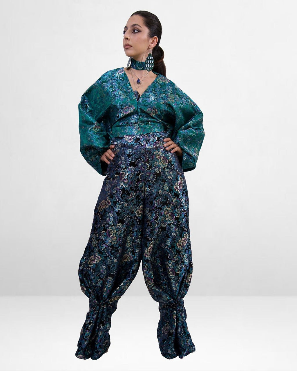 Fantasy Transformative Jacquard Pants - MVATIS