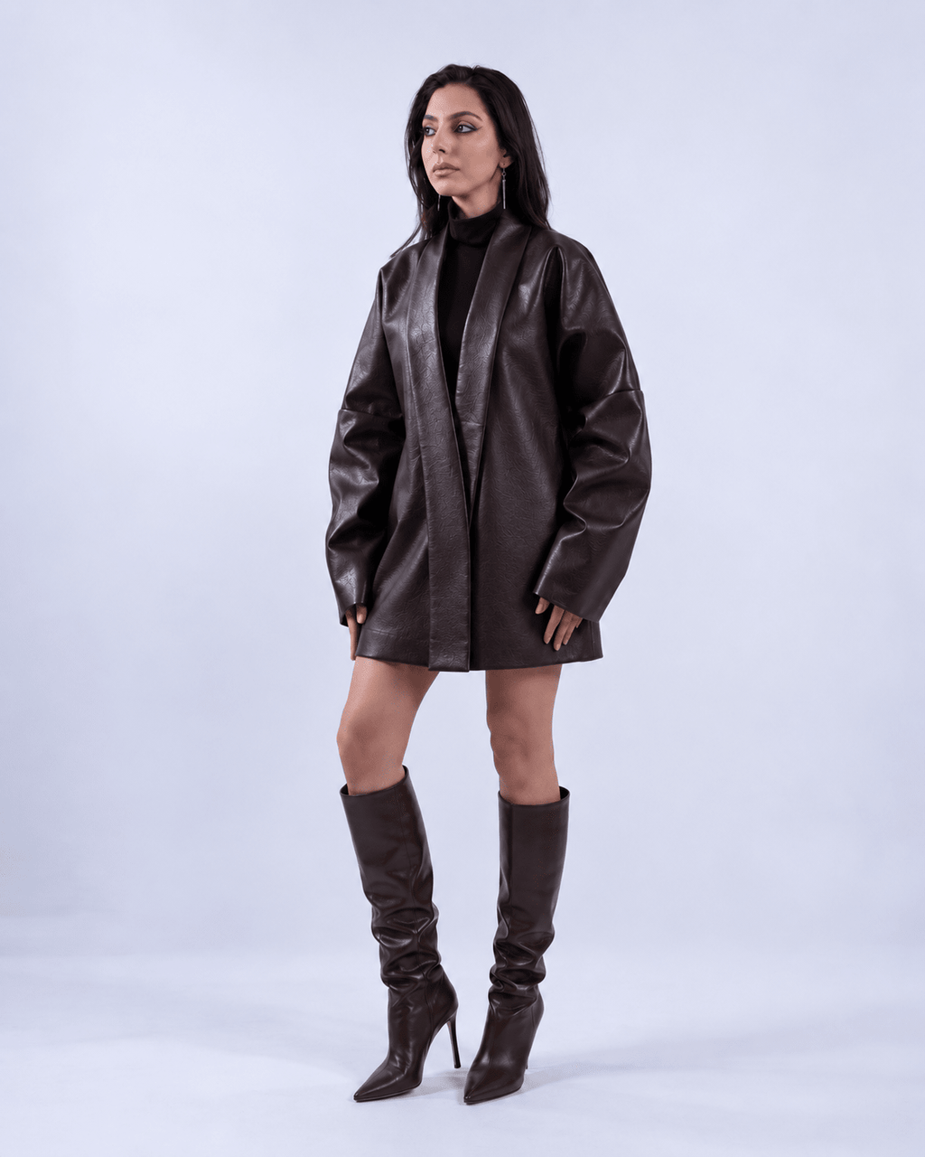 Reversible Unisex Leather & Jean Jacket - MVATIS