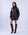 Reversible Unisex Leather & Jean Jacket - MVATIS