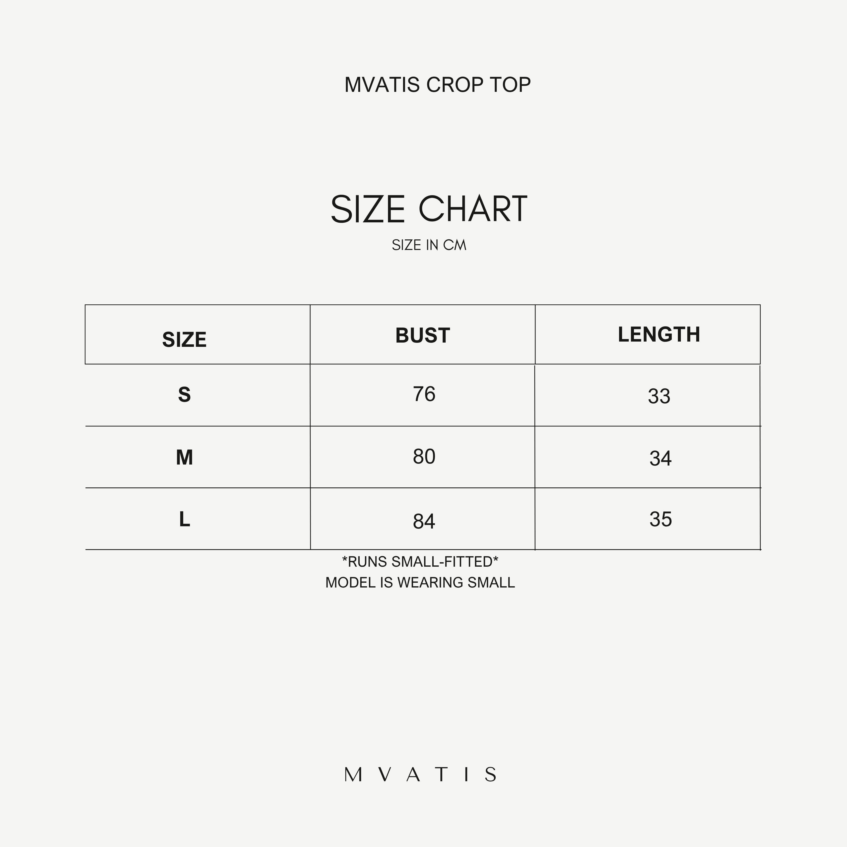 The MVATIS Crop Top