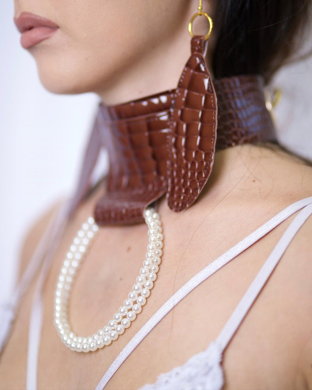 THE SEDUCTRESS CHOKER & EARRINGS - MVATIS