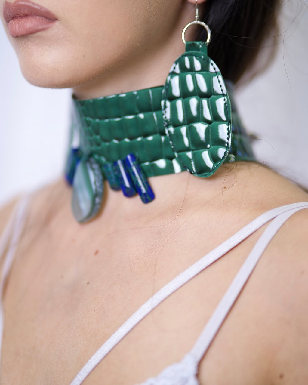 THE EMPRESS CHOKER&EARRINGS