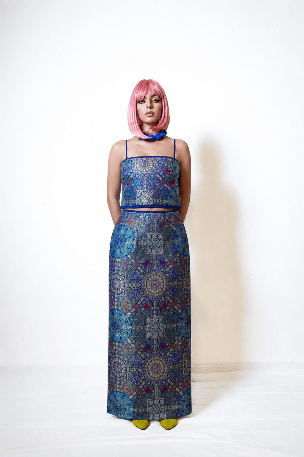 Attitude Maxi Column Skirt with Top - MVATIS