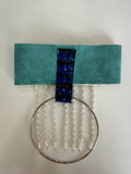 Aqua Reverie — Turquoise Pearl Fringe Statement Choker