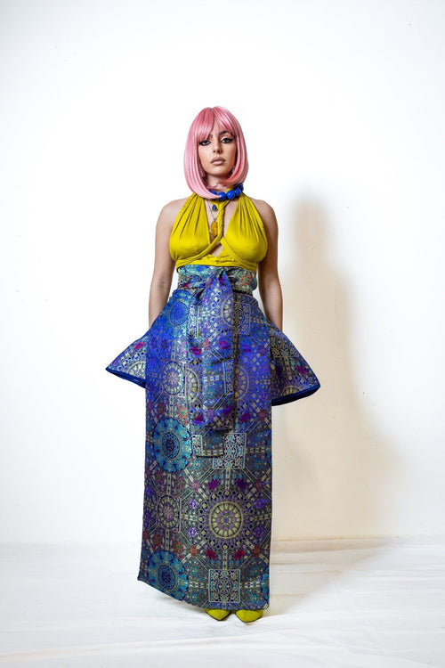Attitude Shorts With Detachable Wrap Overskirt - MVATIS