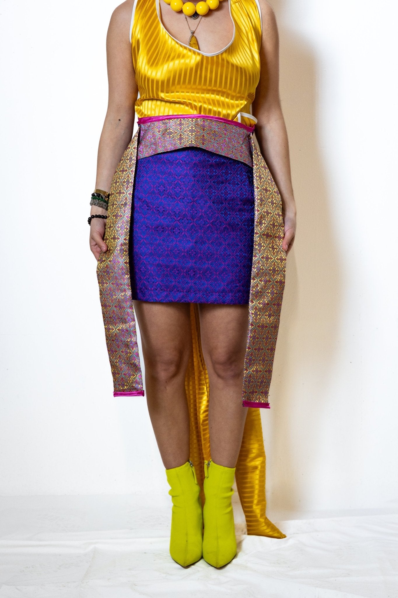Femme High Waist Mini Skirt - MVATIS