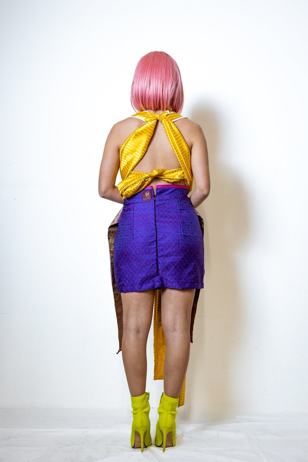 Femme High Waist Mini Skirt - MVATIS