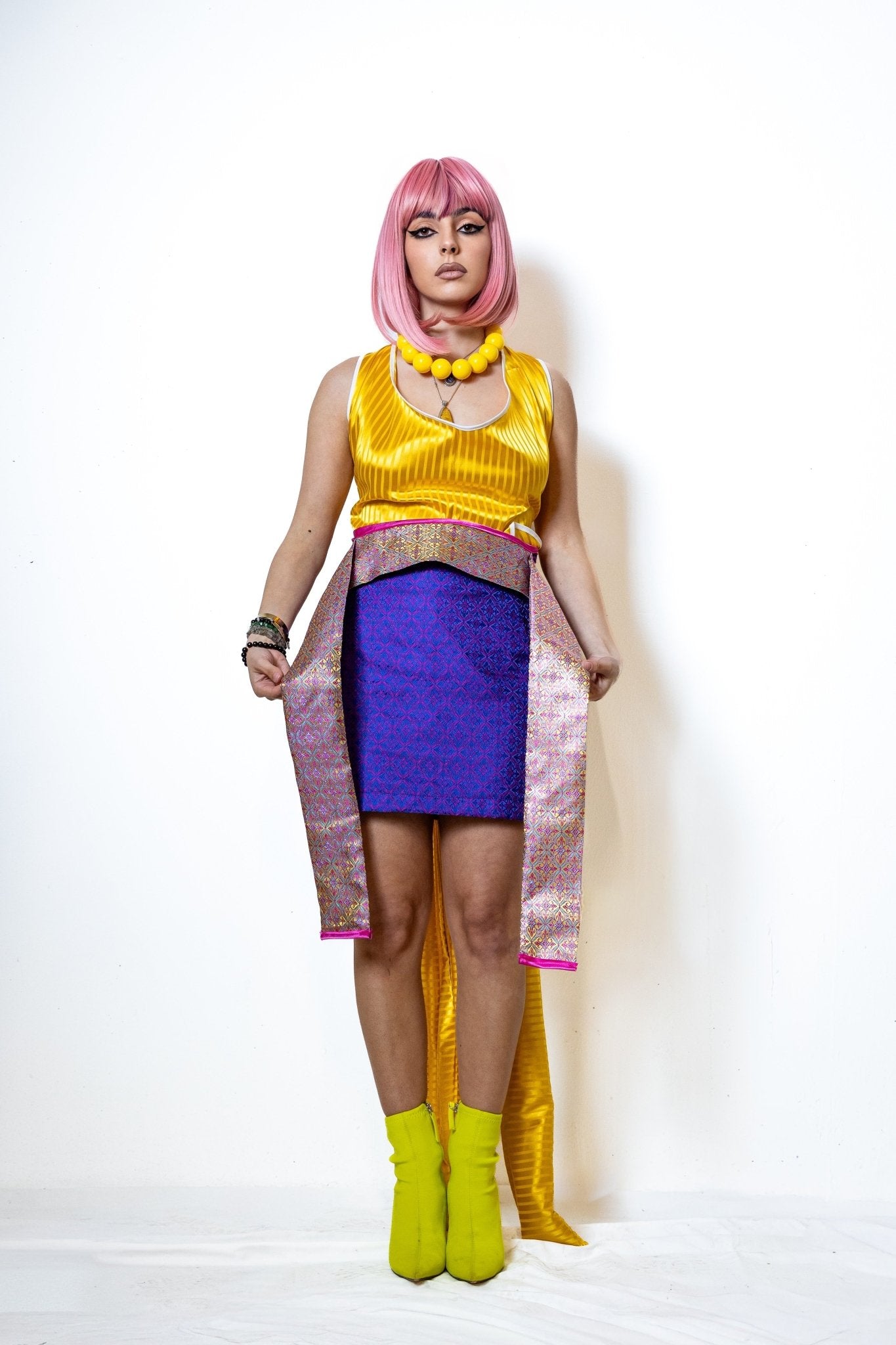 Femme High Waist Mini Skirt - MVATIS