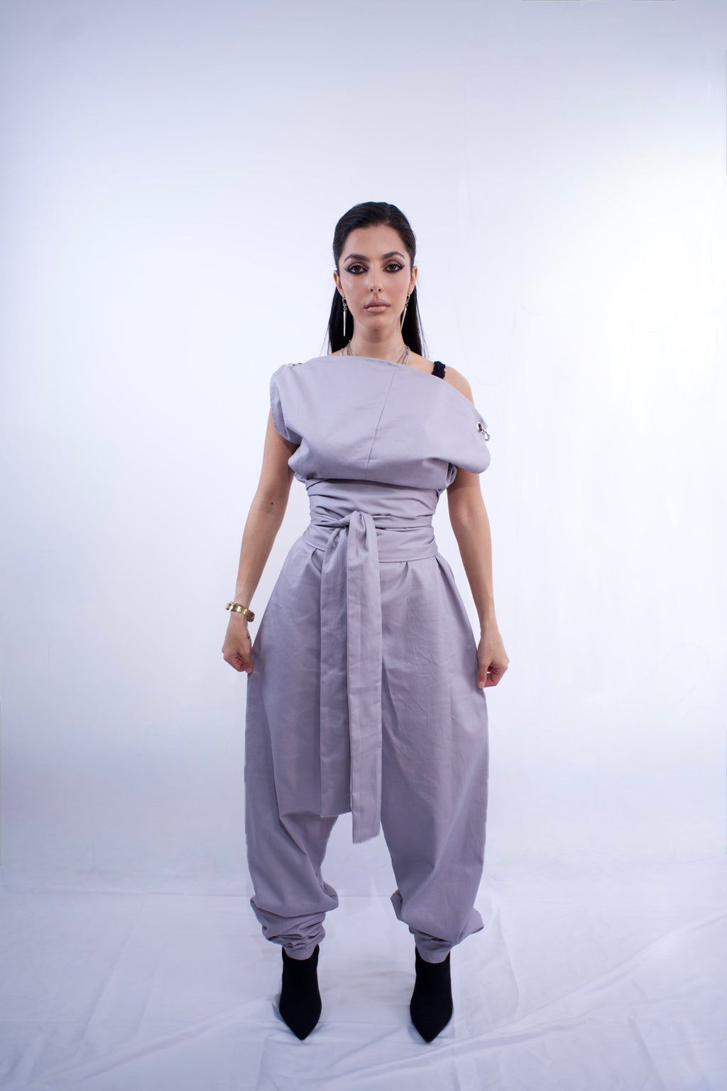 Switch Convertible Jumpsuit Grey - MVATIS