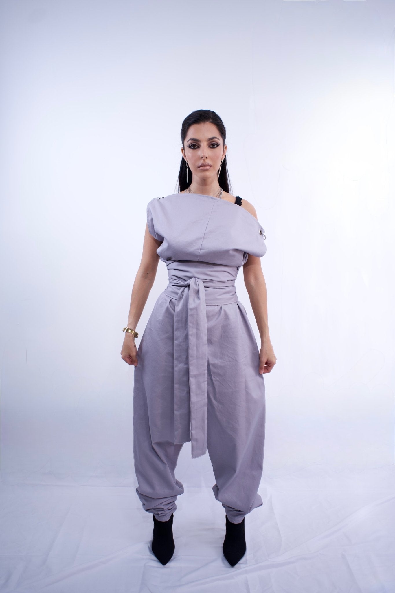 Switch Convertible Jumpsuit Grey - MVATIS