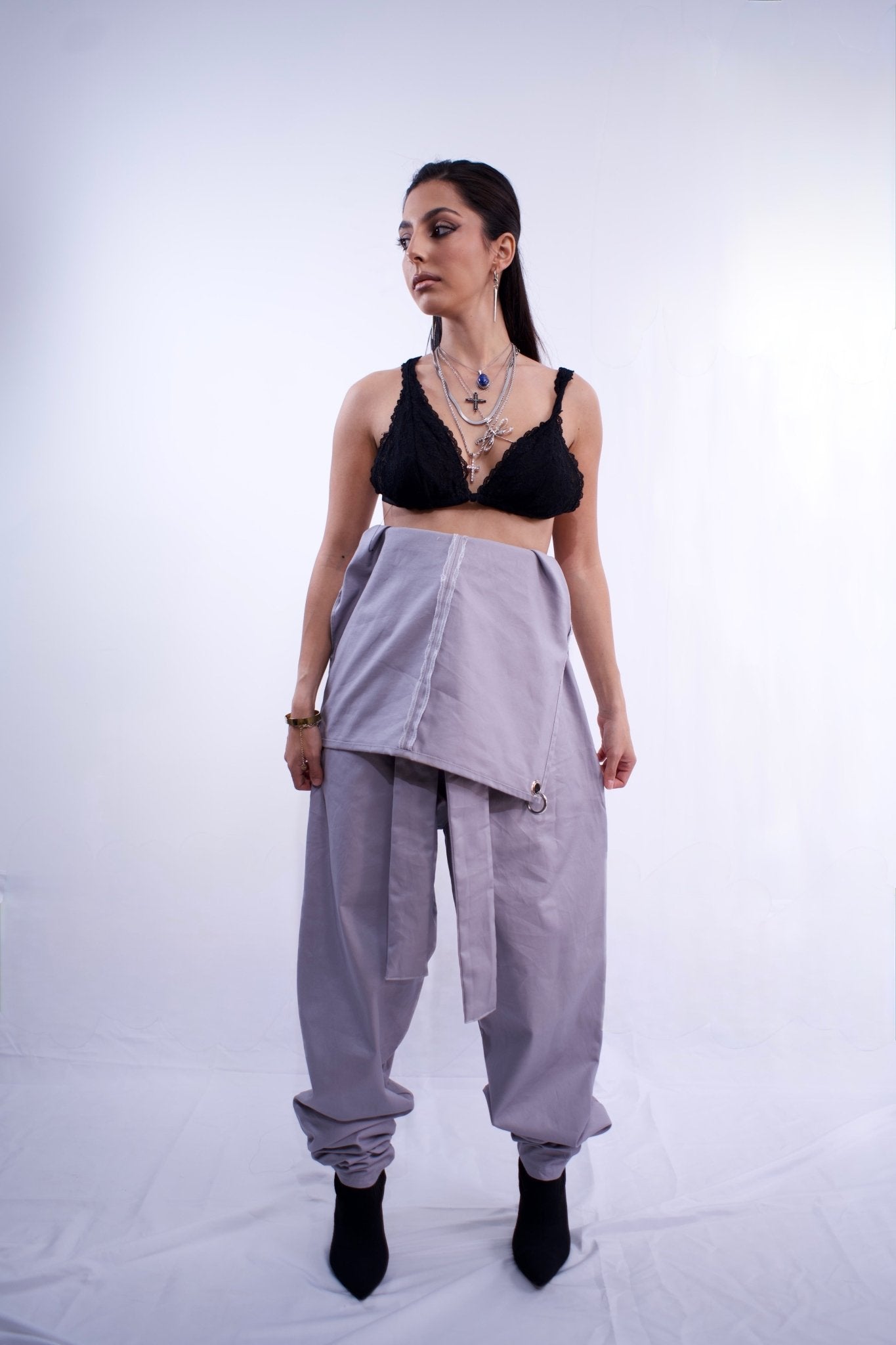 Switch Convertible Jumpsuit Grey - MVATIS
