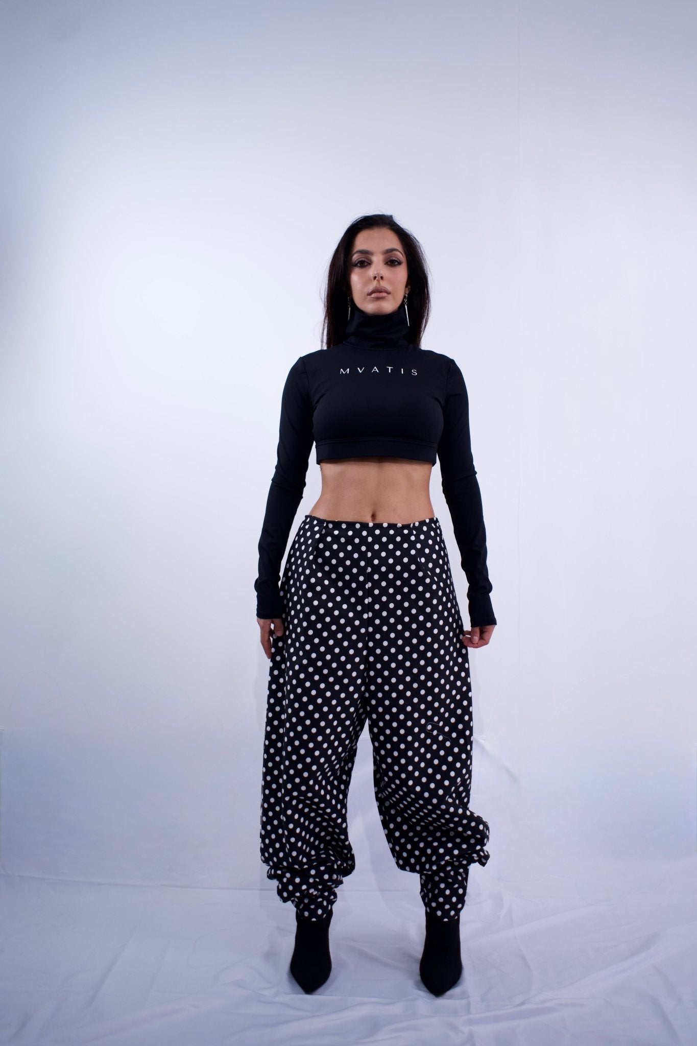 Cinched Power Trouser with Belt - MVATIS