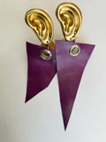 Avant Earrings in Real Leather - MVATIS