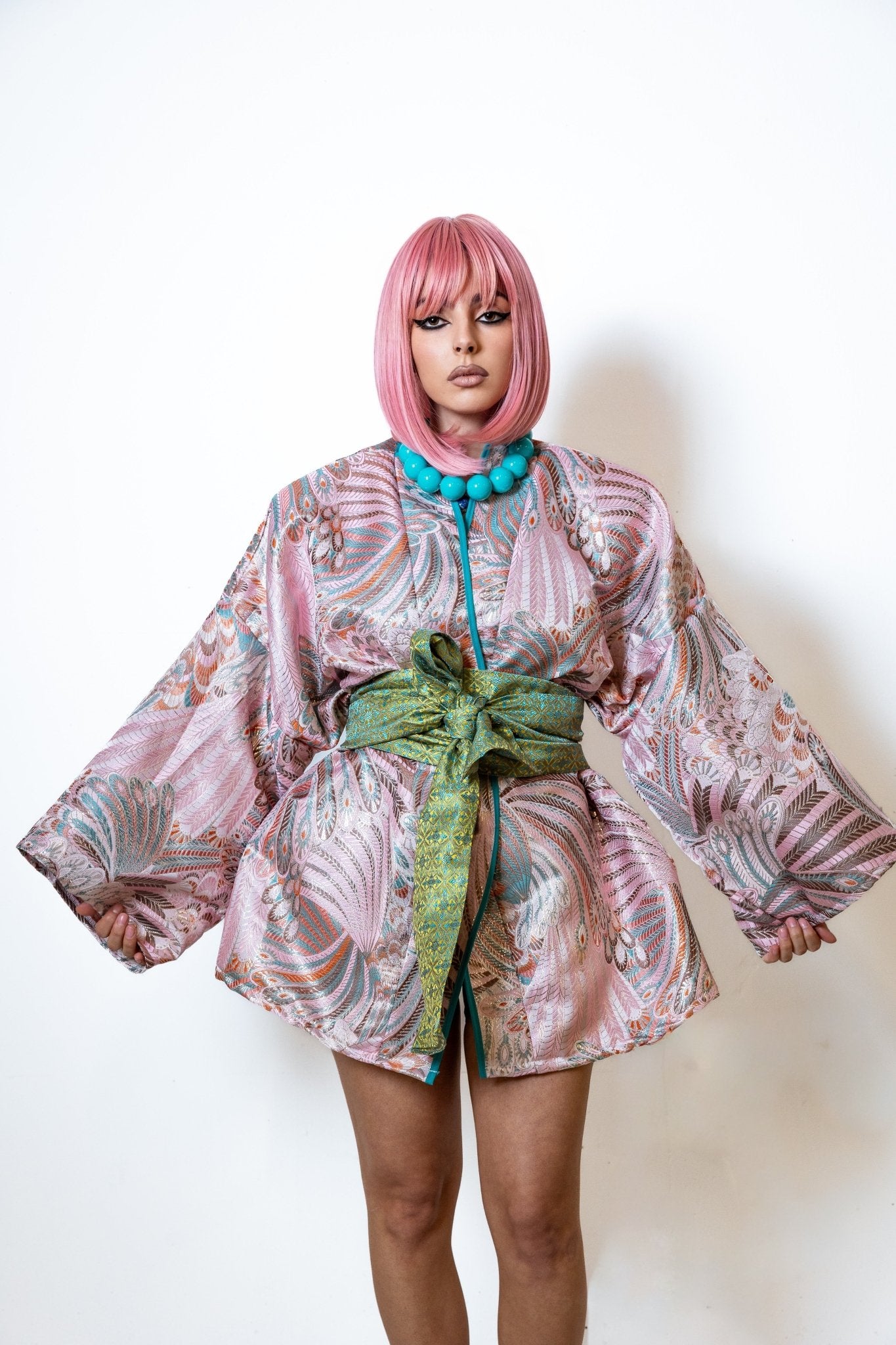 Persona Kimono Jacket With Belt - MVATIS
