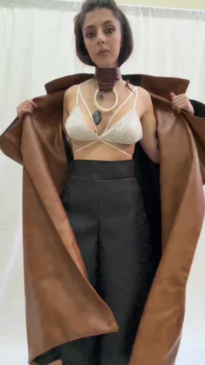 "THE BOSS" UNISEX OVERSIZED REVERSIBLE COAT