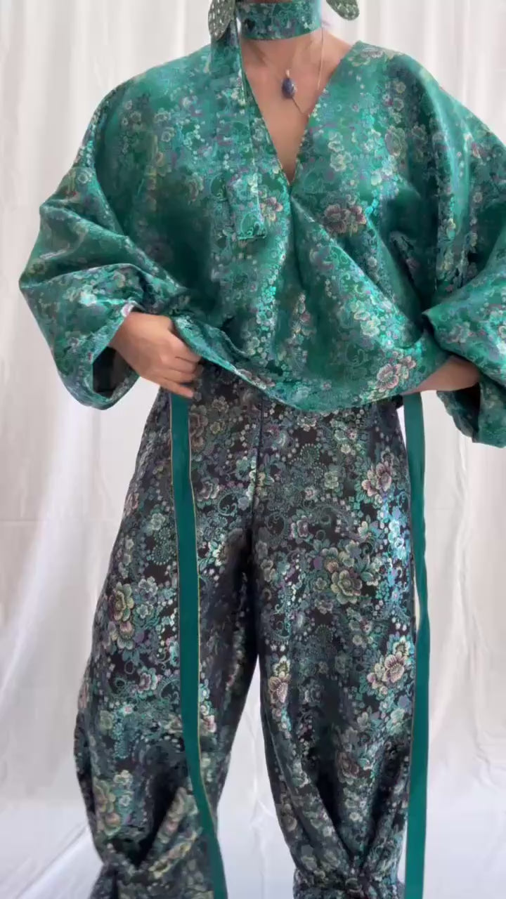 Fantasy Transformative Jacquard Jacket Top